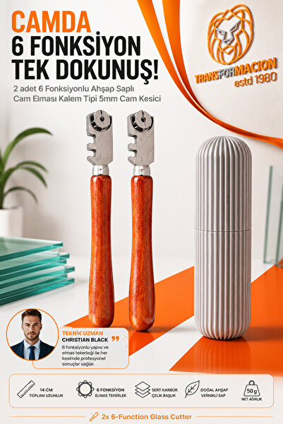 Transformacion Elmas Cam Kesici - Kalem Tipi Cam Kesici Cam Kesme Elması 2 Li...