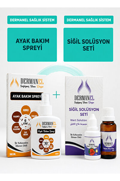 Genel Markalar Ayak Bakım Spreyi Siğil Solüsyon Seti