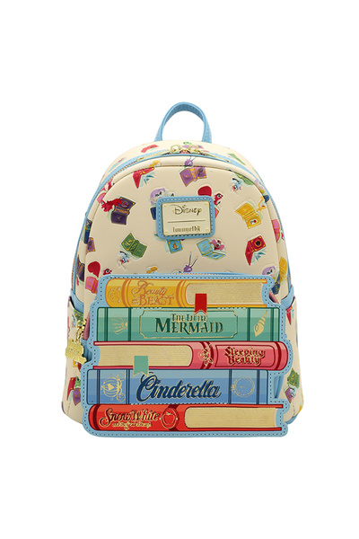 Choice Bandai WHITE Cream-Colored Princess Book Classic Backpack Fashion Doub...