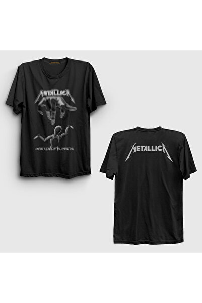Presmono Unisex Black Master of Puppets V3 Metallica Back Printed T-Shirt 523...