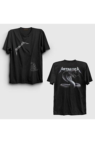 Presmono Metallica Black Snake T-shirt - Leđa Štampano , Unisex 517891tt