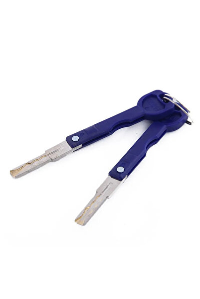 Choice 2PC 2PC Anti-Theft Folding Fingerprint Lock with Multi-Track Key Embry...
