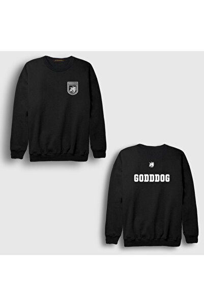 Presmono Unisex Black God Dog Johan Lookism Rucsac cu imprimeu Swea tricou 58...