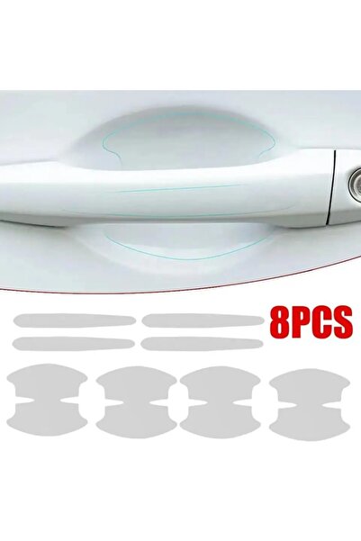 Choice 8pcs 8Pcs TPU Car Door Bowl Anti-scratch Sticker Clear Door Bowl Handl...