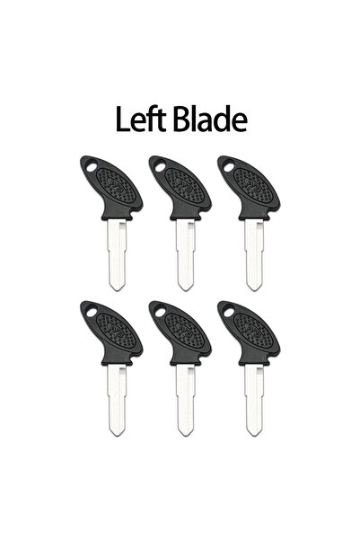 Choice Left Blade-6pcs 6pcs Key Blank Left Right Blade Keys for Motorcycle Sc...