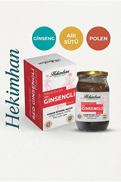 hekimhan bitkisel Hekimhan Red Ginsengli Bitkisel Macun 420g – Enerji ve Günl...