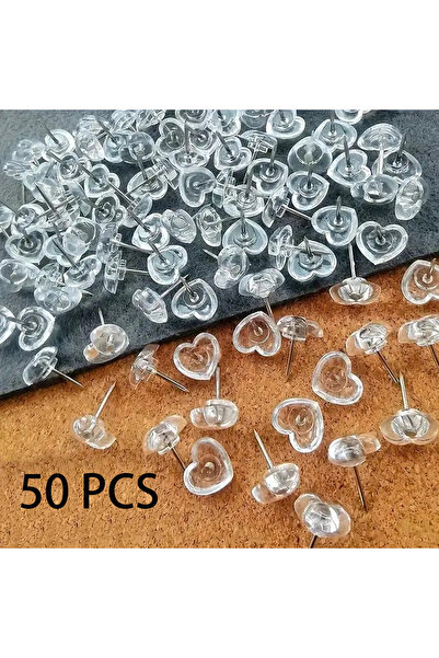choice2 50PCS 50/100/200 Pcs Push Pins Heart Shape Push Pins Strong Thumb Tac...