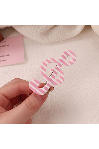 Choice1 pink 1/5Pcs Musical Note Hair Clip - Stylish Star Elegant Barrettes W...