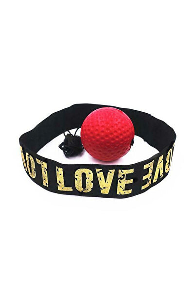 Choice Red Muay Thai Boxing Speed Ball With Head Band For Sanda Boxing Fighti...
