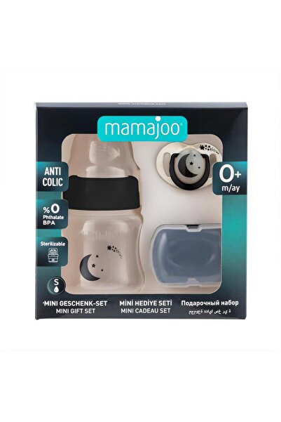 Mamajoo Yenidoğan Hediye Seti Black | Antikolik Biberon 150 ml ve Ortodontik ...