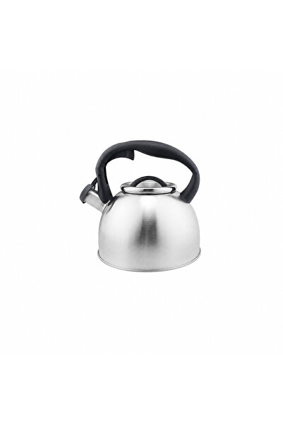 Floria Ceainic din Inox cu Fluier 3 L, Exterior Lustruit, Baza Groasa pentru ...