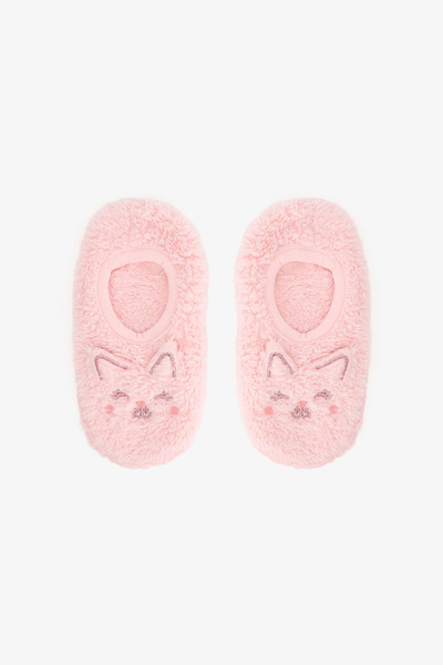 Penti Pembe Kız Çocuk Sweety Kaymaz Tabanlı Ev Patiği