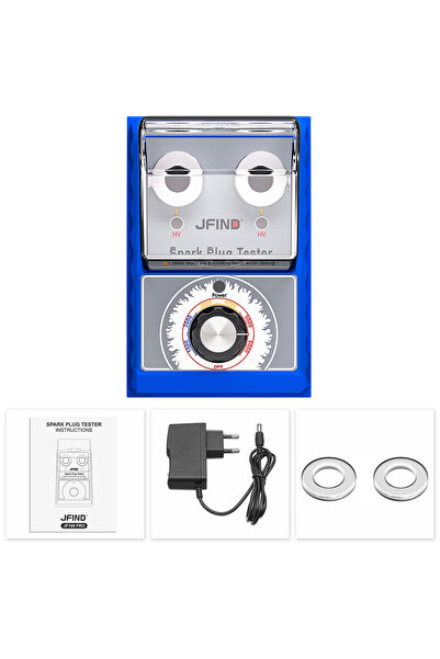 Choice5 JF109 Pro EU Plug Car Spark Plug Tester 0-6000rpm 110V 220V Double Ho...