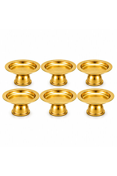 hopsepete Gold Kaplama Kase Lokumluk Şekerlik Makaronluk Kahve Yanı Sunumluk