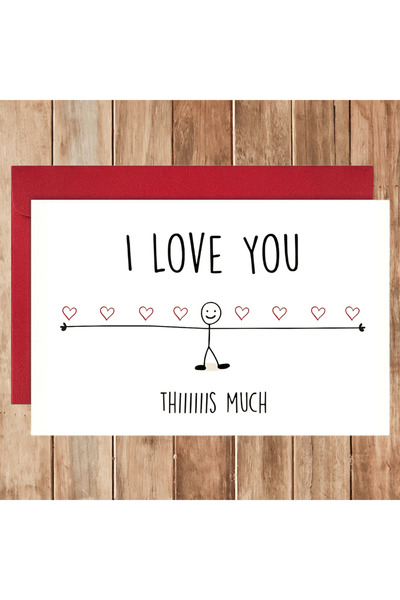 Choice 1pc 1pc Funny Love Card Valentine's Day Card Anniversary Gift Birthday...