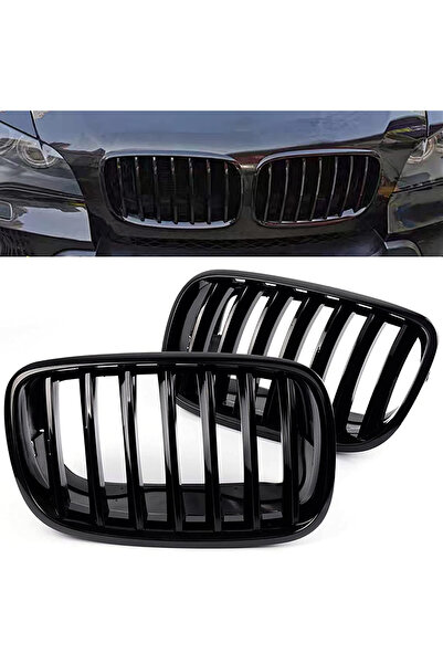 Choice Car Front Bumper Grille Gloss Black Left Right Kidney Racing Grill for...