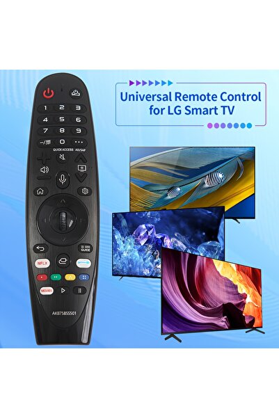 Choice black 20GA AKB75855501 NFLX Remote Control for LG Smart TVs, Infrared ...