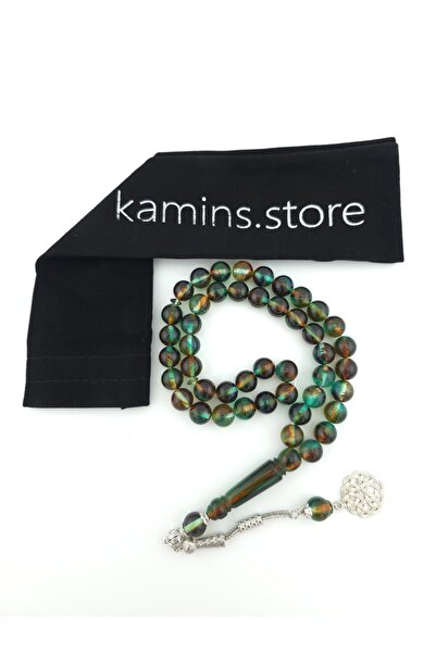 kamins collection Amber Resin / 45 Bead / Tasbih / Prayer Beads / Multicolor