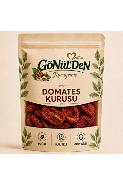 GÖNÜLDEN KURUYEMİŞ NAZİLLİDEN DOMATES KURUSU YENİ MAHSÜL 1 KG