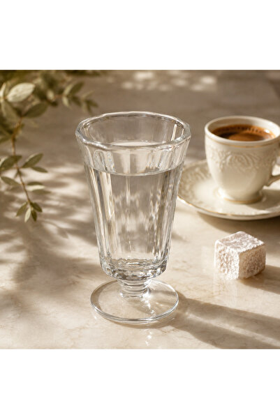 Queen’s Kitchen 6'lı Kahve Yanı Ayaklı Bardak 125 ml