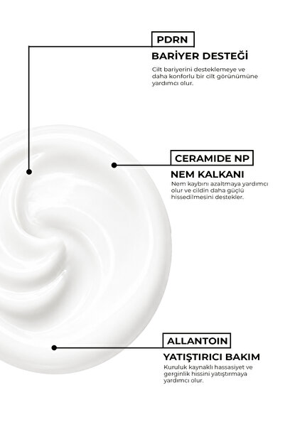 KOREACO PDRN Ceramide Bariyer Güçlendirici Yüz Kremi | Seramid NP ve Niasinamid İçeren Onarıcı Nemlendirici (%99 Saf PDRN Krem) 20 ml
