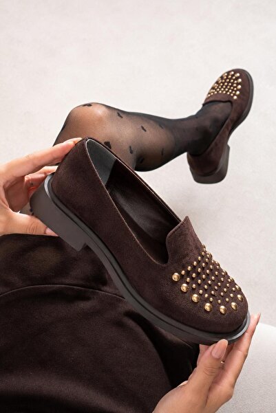 dabab shoes MONICA Γυναικεία παπούτσια Loafer με στρογγυλή μύτη, από καστόρι ...
