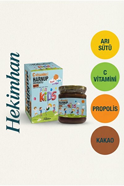 C Vitaminli Harnup Özlü Çocuk Macunu 240 g | Doğal İçerik | Lezzetli & Pratik Tüketim