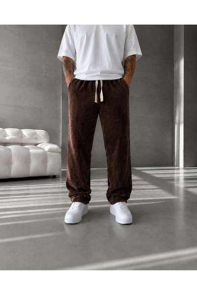 Quik-max Kadife Baggy Pantolon