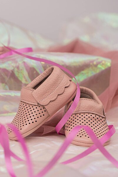 Beybium Banbi Genuine Leather Baby Moccasin Powder
