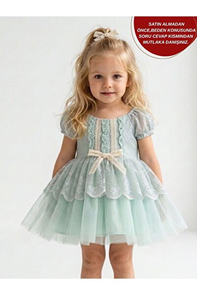 aysskids Magnolia Girl's Fluffy Princess Tutu Birthday Festive Dress