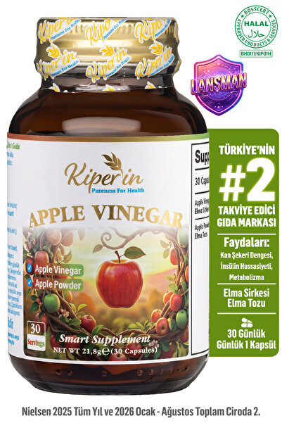Kiperin Apple Cider Vinegar | Elma Sirkesi | Açlık Kontrol ve Sindirim Destek...