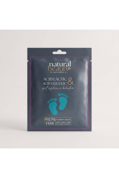 Natural Beauty by Laura Baldini Masca servetel exfolianta pentru picioare, 92...