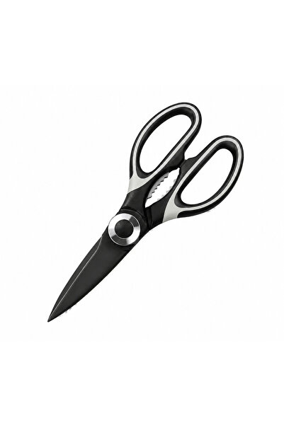 LEOXOL Kitchen Scissors Stainless Steel | Serrated Poultry Shears With Green ...