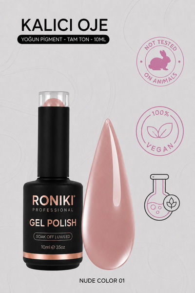 RONIKI Kalıcı Oje Nude Color 01 10ml