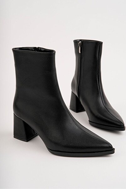 SH SİLVER MODA Women's Pointed Toe Boots New Season Plain