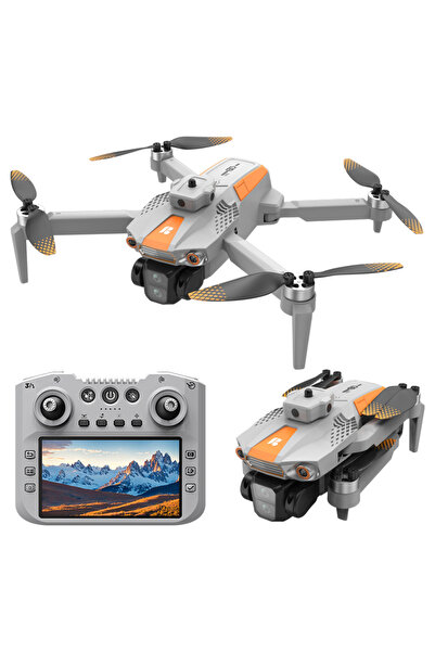 Qifit 4K Çift Kameralı Drone – Ekranlı Kumanda – 2 Batarya – Optik Akış – Fır...