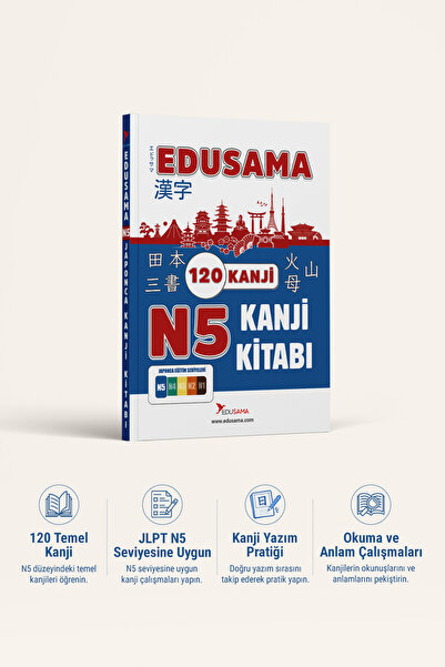 EDUSAMA Japonca N5 Kanji Kitabı