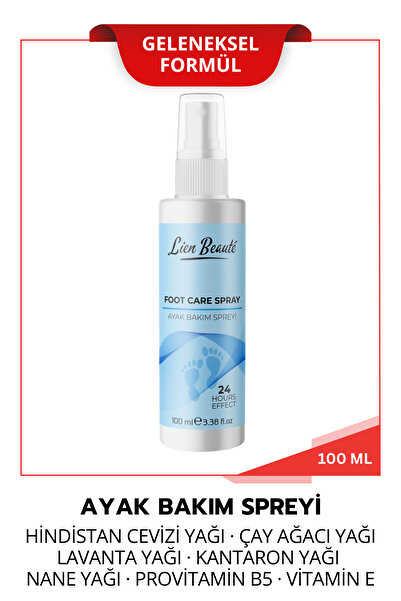 Lien Beaute Ayak Ayakkabı Koku Giderici , Tırnak , Cilt Bakım Destek , Ferahlatıcı , Nemlendirici Sprey