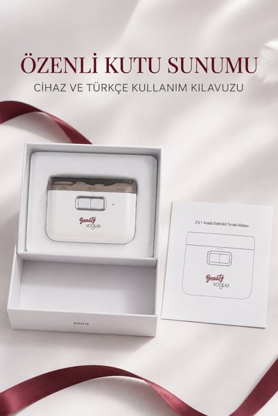 Beauty Vogue Şarjlı Tırnak Kesme Ve Manikür Cihazı Elektrikli Tırnak Makası Manikür Makinesi