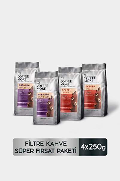 C.M Coffee More فلتر قهوة سوبر أوبرتونيتي عبوة 250 جرام × 4 قطع