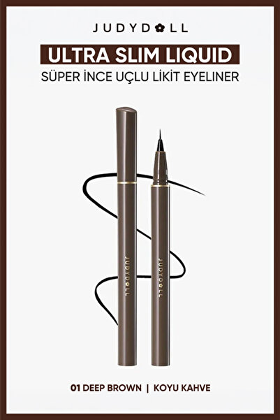 JUDYDOLL Slim Liquid Eyeliner 02 Deep Brown