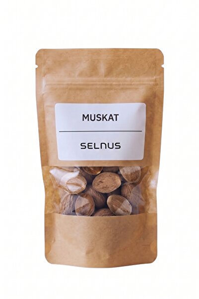 SELNUS Muskat Bütün Tane 30 Gr Küçük Hindistan Cevizi Hint Cevizi Nutmeg Myri...
