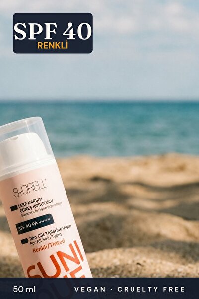 SYORELL Sunique Leke Karşıtı Renkli Güneş Koruyucu Krem SPF 40 / PA ++++
