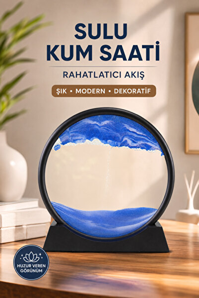 House Bird Sulu Kum Saati Dekoratif Akış Kum Tablo Rahatlatıcı Masa Üstü Akse...