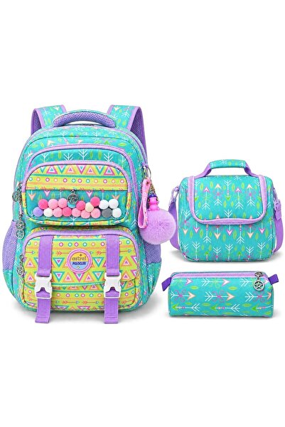 Dadacuq Korean Style Six-Compartment Colorful Zippered Orthopedic Bag with Li...