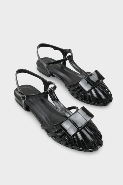 Capone Outfitters Amara Lattice geflochtene Damen-Ballerinas