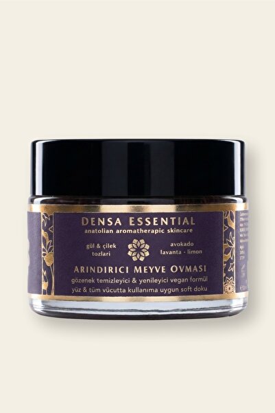 Densa Essential Arındırıcı Yüz Peelingi Meyve Ovması 50 ml | Gül, Çilek, Bent...