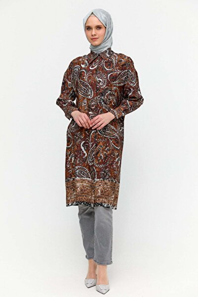 Setrms Çoklu Desenli Floş Tunik