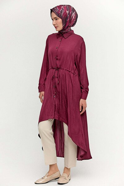 Setrms Kuşaklı Düğmeli Oversize Tunik