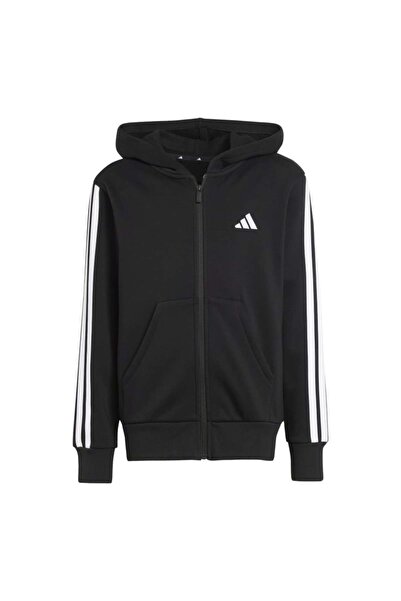 adidas Children's Running and Training Jacket Hooded Jacket J 3S Fl Fz Hd Jd6494